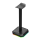 Redragon HA300 Scepter Pro Headset Stand RGB Backlit Gaming Headphone Stand with Aluminum Supporting Bar