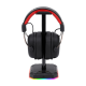 Redragon HA300 Scepter Pro Headset Stand RGB Backlit Gaming Headphone Stand with Aluminum Supporting Bar