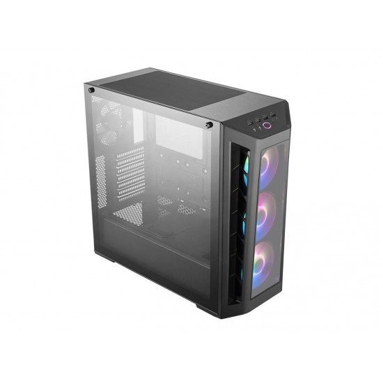 Cooler Master MasterBox MB530P ATX Case come with 3 x 120mm ARGB Fans and Controller along with 3 x Tempered Glass Panel
