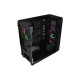 Thermaltake View 37 RGB Gull Wing Window E-ATX MB SYNC Capable Vertical GPU Modular Black Gaming Mid Tower Computer Case