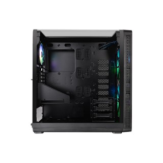 Thermaltake View 37 Motherboard Sync ARGB E-ATX Mid Tower Gaming Computer Case with 3 ARGB 5V Motherboard Sync RGB Fans Pre-Installed CA-1J7-00M1WN-04