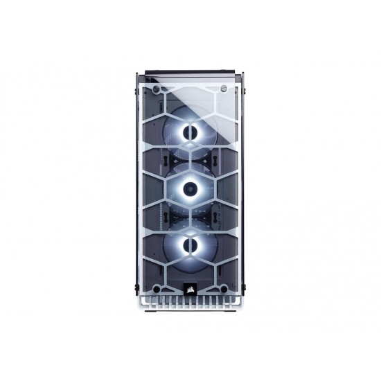 CORSAIR Crystal 570X RGB Tempered Glass, Premium ATX Mid Tower Case, White