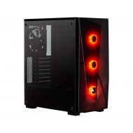 CORSAIR Carbide Series SPEC-DELTA RGB Tempered Glass Mid-Tower ATX Gaming Case, Black power supply vs 550W