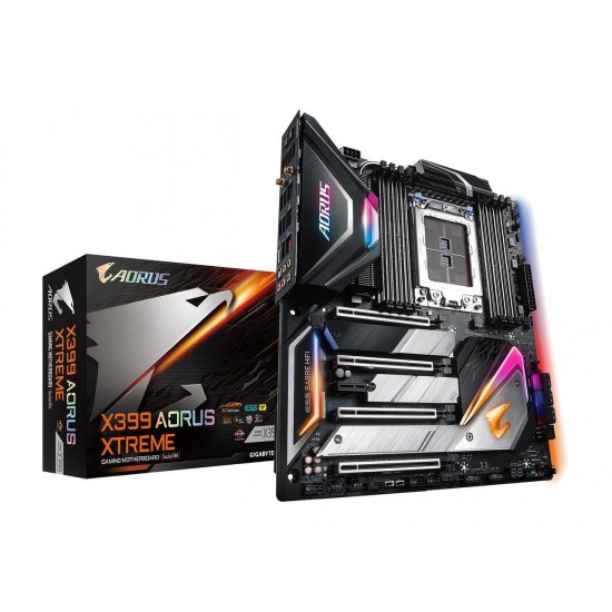 GIGABYTE X399 AORUS XTREME sTR4 AMD X399 SATA 6Gb/s USB 3.1 Extended ATX AMD Motherboard GIGABYTE X399 AORUS XTREME sTR4 AMD X399 SATA 6Gb/s USB 3.1 Extended ATX AMD Motherboard