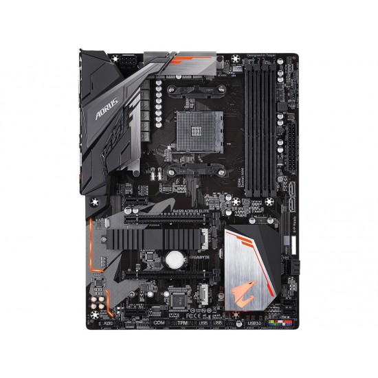 GIGABYTE B450 AORUS ELITE AM4 AMD B450 SATA 6Gb/s USB 3.1 HDMI ATX AMD Motherboard GIGABYTE B450 AORUS ELITE AM4 AMD B450 SATA 6Gb/s USB 3.1 HDMI ATX AMD Motherboard