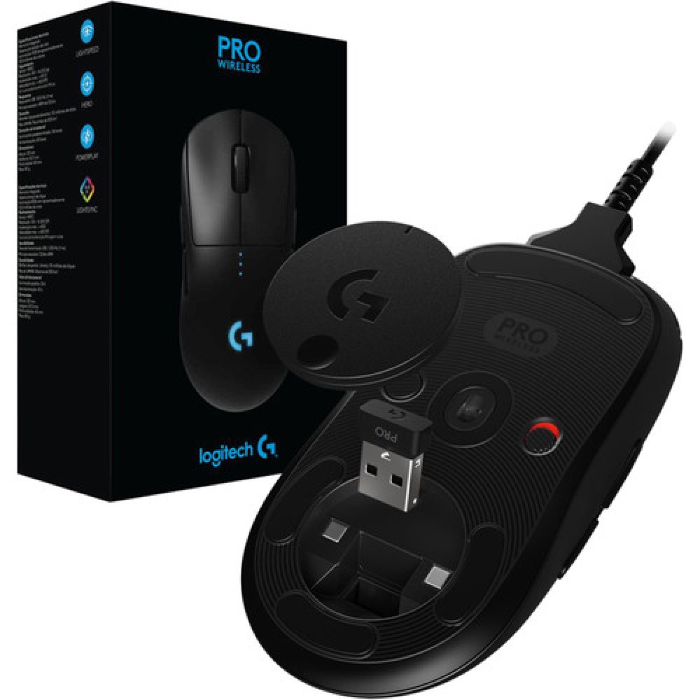 Logitech G Pro Wireless Gaming Mouse with Esports Grade Performance and