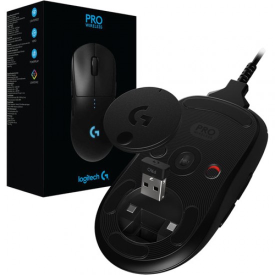 Logitech G Pro Wireless Gaming Mouse with Esports Grade Performance and POWERPLAY Wireless Charging Compatibility