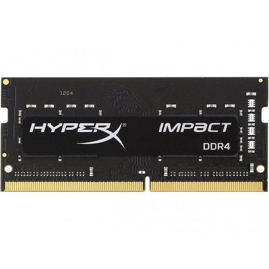 HyperX Kingston Technology Impact 4GB 2400MHz DDR4 CL14 SODIMM Laptop Memory HX424S14IB/4 HyperX Kingston Technology Impact 4GB 2400MHz DDR4 CL14 SODIMM Laptop Memory HX424S14IB/4