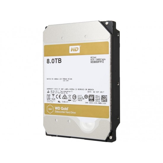 WD Gold 8TB Enterprise Class Hard Disk Drive - 7200 RPM Class SATA 6Gb/s 256MB Cache 3.5 Inch