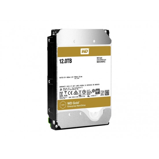 WD Gold 12TB Enterprise Class Hard Disk Drive - 7200 RPM Class SATA 6Gb/s 256MB Cache 3.5 Inch