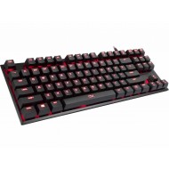 HyperX Alloy FPS Pro - Tenkeyless Mechanical Gaming Keyboard - 87-Key, Ultra-Compact Form Factor - Linear & Quiet - Cherry MX Red - Red LED Backlit