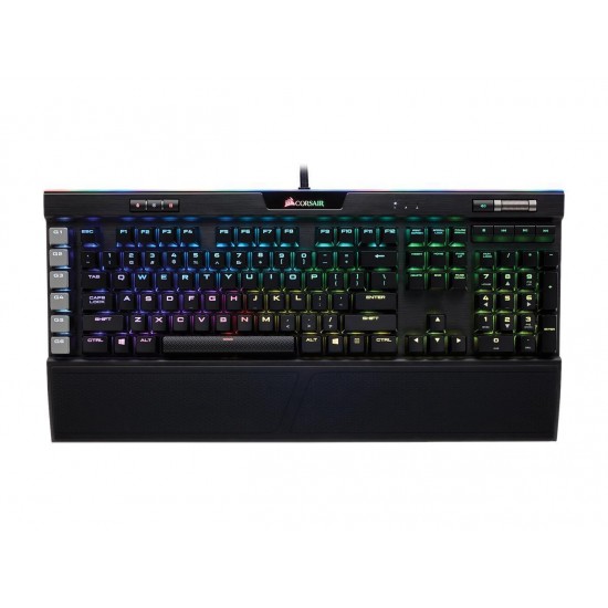 Corsair K95 RGB PLATINUM Mechanical Gaming Keyboard, Cherry MX Speed, Backlit RGB LED, Black Corsair K95 RGB PLATINUM Mechanical Gaming Keyboard, Cherry MX Speed, Backlit RGB LED, Black