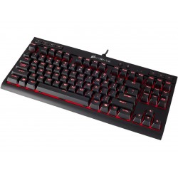 Corsair Gaming K63 Compact Mechanical Keyboard, Backlit Red LED, Cherry MX Red