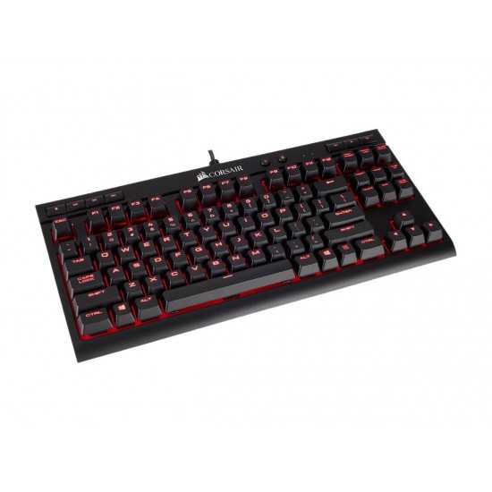 Corsair Gaming K63 Compact Mechanical Keyboard, Backlit Red LED, Cherry MX Red