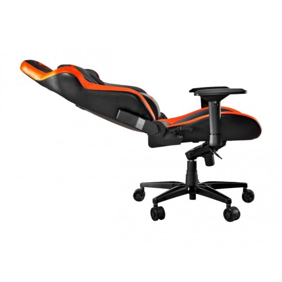 Cougar Armor Titan (Orange) Ultimate Gaming Chair with Premium Breathable PVC Leather, 352.0 lbs. Support, 170 Degree Reclining