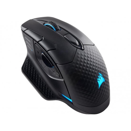 CORSAIR DARK CORE RGB Performance Wired / Wireless Gaming Mouse, Black, Backlit RGB LED, 16000 dpi, Optical