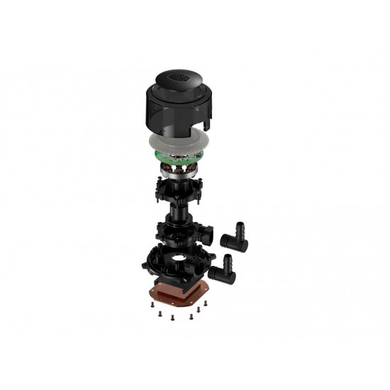 Cooler Master MasterLiquid ML120R Addressable RGB AIO CPU Liquid Cooler, 28 Independently-Controlled LEDS, Robust Sleeved FEP Tubing, Dual 120mm ARGB Air Balance MF