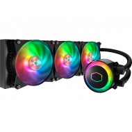 Cooler Master MasterLiquid ML360R Addressable RGB AIO CPU Liquid Cooler, 36 Independently-Controlled LEDS, Robust Sleeved FEP Tubing, Triple 120mm ARGB Air Balance MF