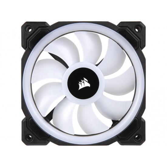 Corsair LL120 RGB, 120mm Dual Light Loop RGB LED PWM Fan, 3 Fan Pack with Lighting Node PRO