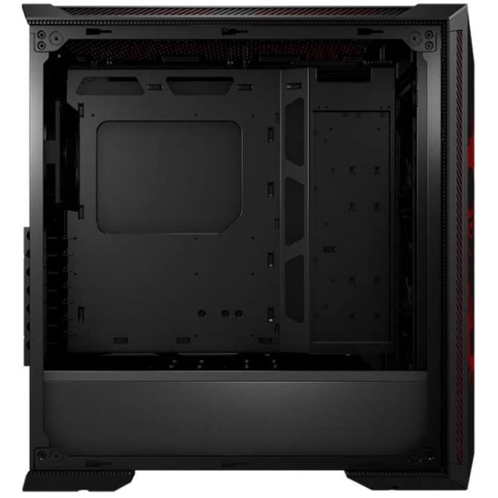 MSI MPG GUNGNIR 100D Mid Tower Chassis Support up to EATX Motherboard, Side Panel of 4mm Tempered Glass, 120mm Fan, Reserved Cooling Space and Front USB 3.0 Ports
