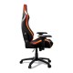 Cougar Armor S (Orange) Luxury Gaming Chair with Breathable Premium PVC Leather and Body-embracing High Back Design