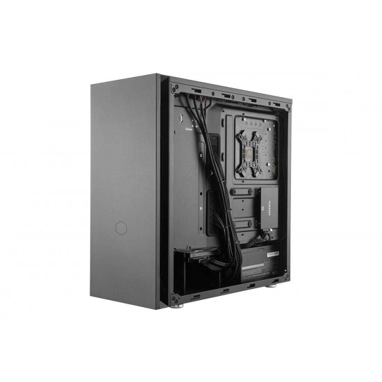 Cooler Master Silencio S600 ATX Mid-Tower W/Sound-Dampening Material, Sound-Dampened Solid Steel Side Panel, Reversible Front Panel, SD Card Reader, and 2X 120mm PWM Silencio FP Fans