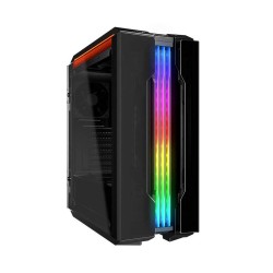 Cougar Gemini T Tempered Glass Mid Tower RGB LED Gaming Case with tool-less side panels