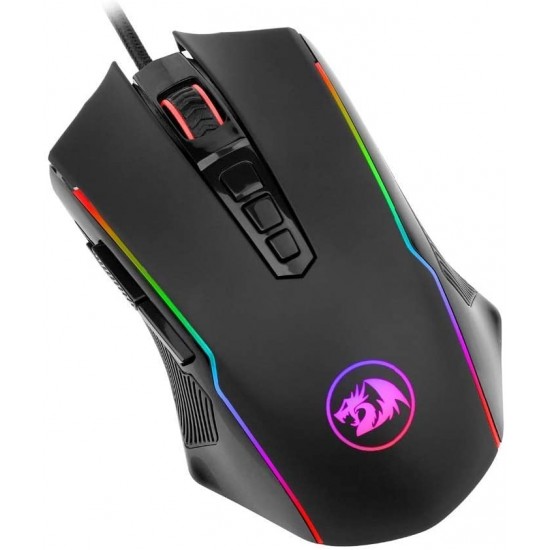 Redragon M910 Ranger Chroma Gaming Mouse with 16.8 Million RGB Color Backlit, Comfortable Grip, 9 Programmable Buttons, up to 12400 DPI User Adjustable Redragon M910 Ranger Chroma Gaming Mouse with 16.8 Million RGB Color Backlit, Comfortable Grip, 9 Programmable Buttons, up to 12400 DPI User Adjustable