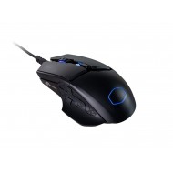 Cooler Master MM830 Gaming Mouse with 24,000 dpi Sensor, Hidden D-pad Buttons, 4-Zone RGB, and Precision Wheel