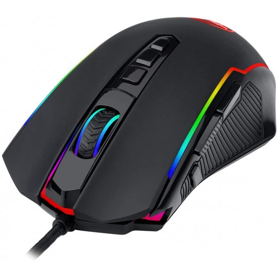 Redragon M910 Ranger Chroma Gaming Mouse with 16.8 Million RGB Color Backlit, Comfortable Grip, 9 Programmable Buttons, up to 12400 DPI User Adjustable Redragon M910 Ranger Chroma Gaming Mouse with 16.8 Million RGB Color Backlit, Comfortable Grip, 9 Programmable Buttons, up to 12400 DPI User Adjustable
