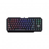 Redragon K553 Mechanical Gaming Keyboard, USAS, 87 Keys, Tenkeyless, Compact Steel Construction with Arrow Keys & Cherry MX Blue Switches for Windows PC Gamer (RGB LED Backlit)