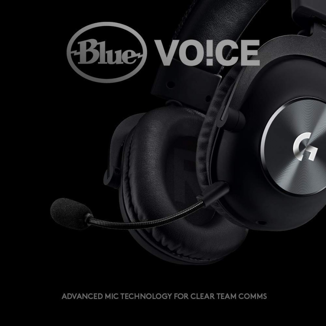 Logitech G PRO X Gaming Headset (2nd Generation) with Blue VO!CE, DTS HeadphoneX 7.1 and 50 mm