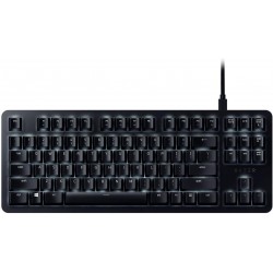Razer BlackWidow Lite Silent and Tactile Gaming Keyboard, Compact with Detachable Cable, Tenkeyless Design, Razer Orange Switches - Black