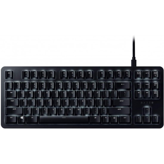 Razer RZ03-02640100-R3M1 BlackWidow Lite: Silent and Tactile Gaming Keyboard, Compact with Detachable Cable, Tenkeyless Design, Razer Orange Switches - Black