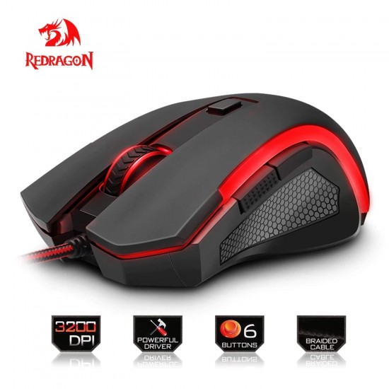 Redragon NOTHOSAUR M606 Gaming Mouse - 3200 DPI