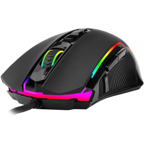 Redragon M910 Ranger Chroma Gaming Mouse with 16.8 Million RGB Color Backlit, Comfortable Grip, 9 Programmable Buttons, up to 12400 DPI User Adjustable Redragon M910 Ranger Chroma Gaming Mouse with 16.8 Million RGB Color Backlit, Comfortable Grip, 9 Programmable Buttons, up to 12400 DPI User Adjustable