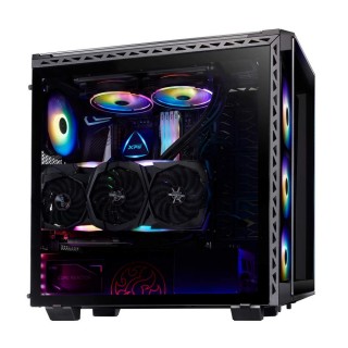 XPG Battle Cruiser Mid-Tower RGB Glass Panel PC Case Black