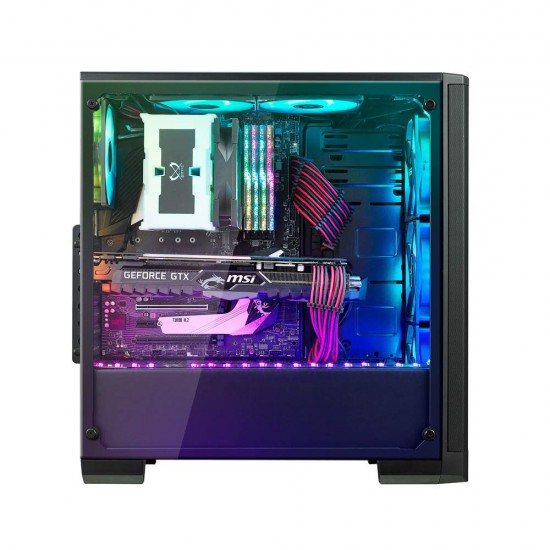 BitFenix Nova Mesh TG Black PC Gaming Case RGB Edition EATX/ATX/Micro ATX/Mini ITX Tempered Glass/Aura SYNC (Black)