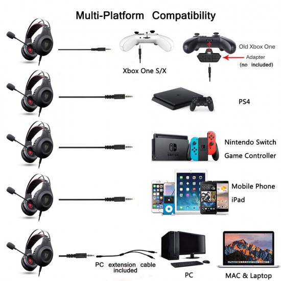 headset with microphone for pc usb