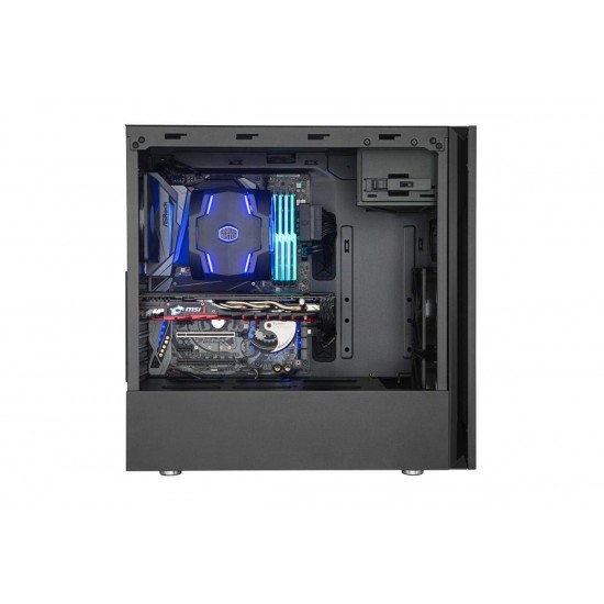 Cooler Master Silencio S600 ATX Mid-Tower W/Sound-Dampening Material, Sound-Dampened Solid Steel Side Panel, Reversible Front Panel, SD Card Reader, and 2X 120mm PWM Silencio FP Fans