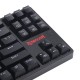 Redragon K576R DAKSA Mechanical Gaming Keyboard Wired USB LED Rainbow Backlit Compact Mechanical Gamers Keyboard 87 Keys for PC Computer Laptop Cherry Blue Switches Equivalent (Black)
