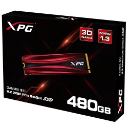 XPG GAMMIX S11 480GB 3D NAND NVMe Gen3x4 M.2 2280 Solid State Drive