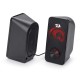 Redragon Stentor GS500 Stereo Gaming Speakers for PC with Red LED Backlight and Volume Control