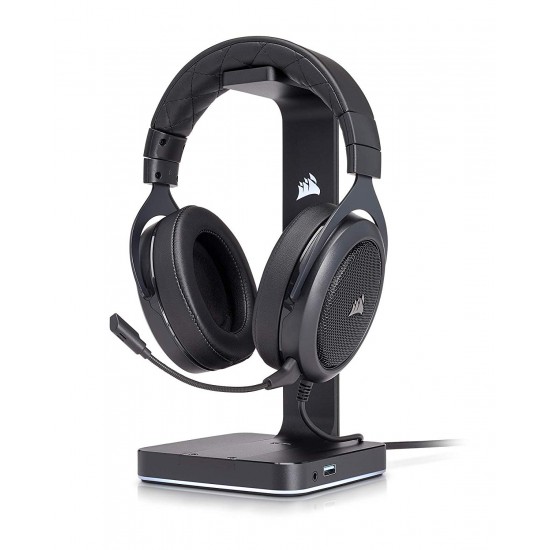 CORSAIR HS50 - Stereo Gaming Headset - Discord Certified Headphones - Works with PC, Mac, Xbox One, PS4, Nintendo Switch, iOS and Android – Carbon