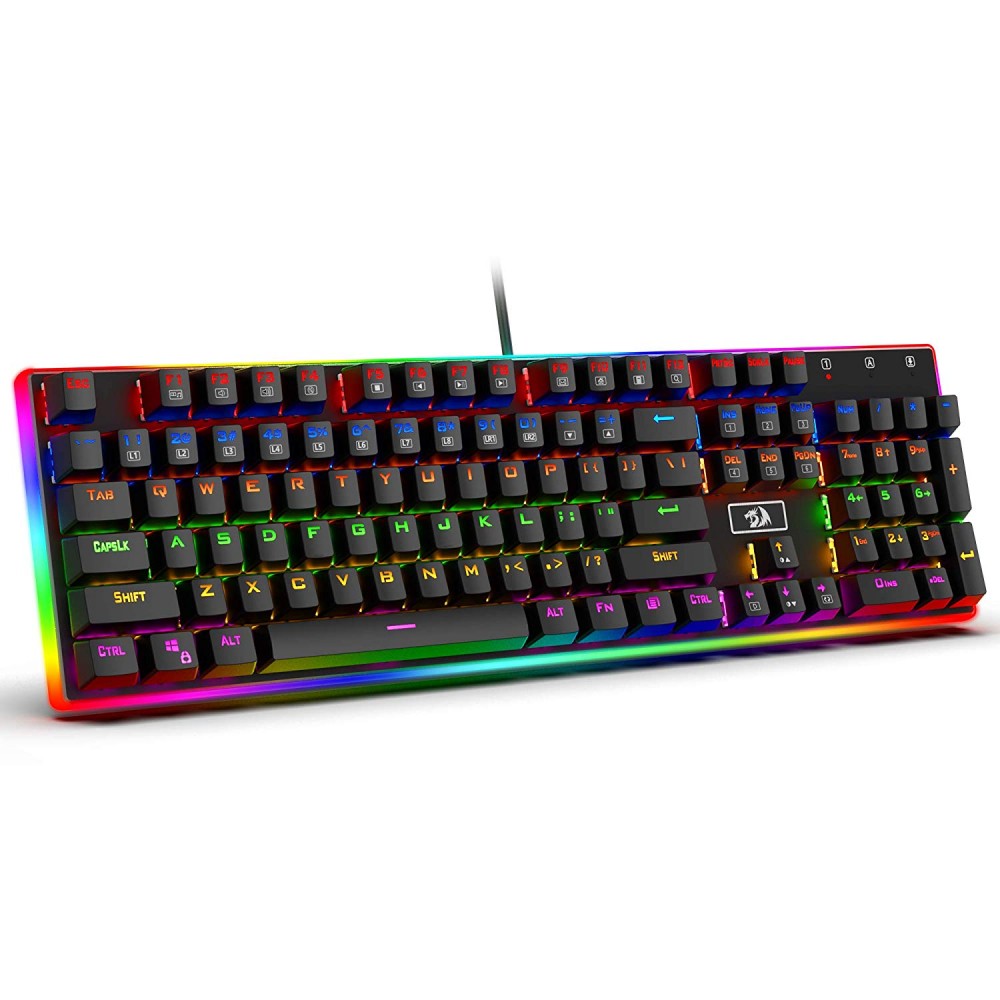 Redragon K577R Kali Mechanical Gaming Keyboard, Rainbow Backlit, Wired