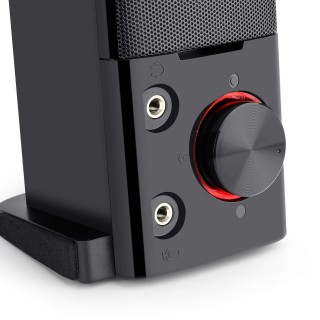Redragon Orpheus GS550 Stereo Gaming Speakers Sound bar for PC with Red LED Backlight and Volume Control