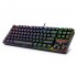 Redragon K552-RGB Mechanical Gaming Keyboard Compact 87 Key Mechanical Computer Keyboard KUMARA USB Wired Cherry MX Blue Equivalent Switches for Windows PC Gamers (Black RGB Backlit)