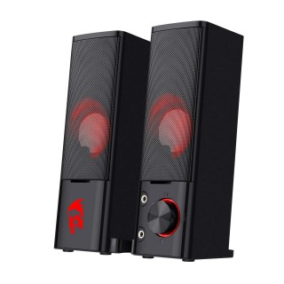 Redragon Orpheus GS550 Stereo Gaming Speakers Sound bar for PC with Red LED Backlight and Volume Control
