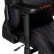 Cougar Armor S (Black) Luxury Gaming Chair with Breathable Premium PVC Leather and Body-embracing High Back Design
