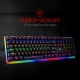 Redragon K577R Kali Mechanical Gaming Keyboard, Rainbow Backlit, Wired Competitive Ergonomic Keyboard with Tactile Brown Switches for Esports, Letter Typing with PC and Laptop, 104 Keys